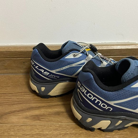 Salomon Thick Soled Navy Retro Outdoor Sneakers - Picture 5 of 10